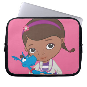 Protection Pour Ordinateur Portable Docteur McStuffins tenant du Stuffy