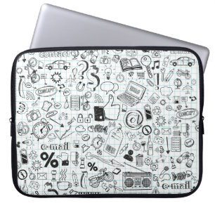 Protection Pour Ordinateur Portable Doodle Life