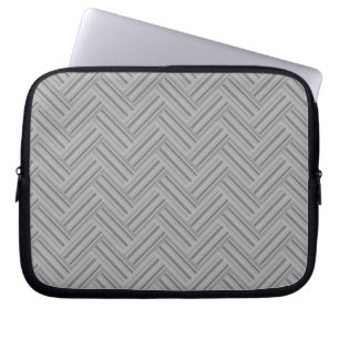 Protection Pour Ordinateur Portable Double blanc de Grey stripes