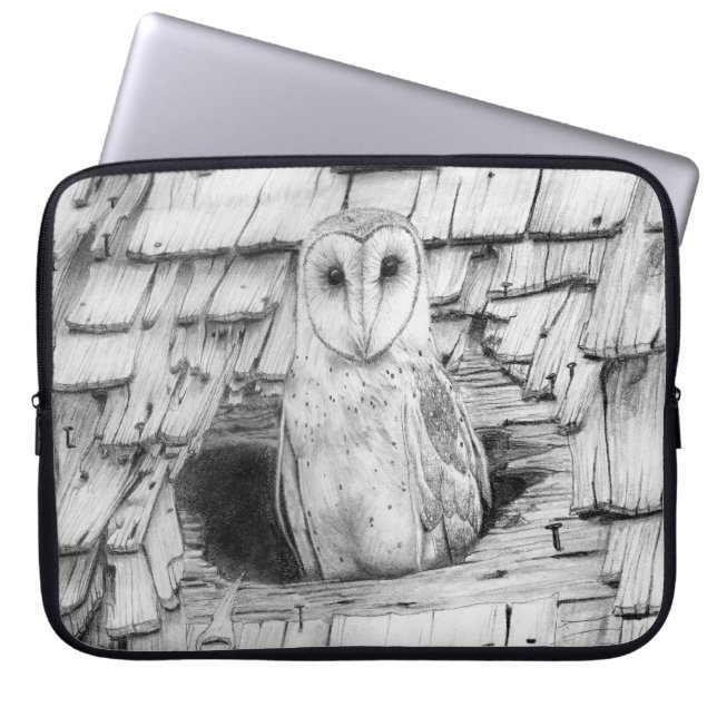 Protection Pour Ordinateur Portable Douille de hibou (Devant)