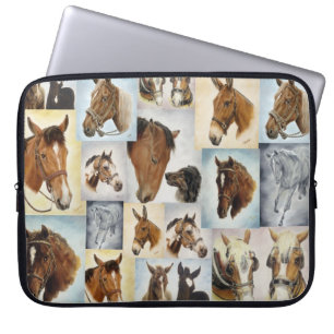 Protection Pour Ordinateur Portable Douille d'ordinateur portable de collage de cheval