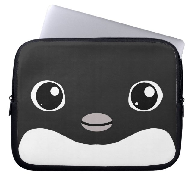Protection Pour Ordinateur Portable Douille d'ordinateur portable de pingouin d'Adelie (Devant)
