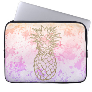 Protection Pour Ordinateur Portable Douille Girly d'ordinateur portable d'aquarelle de