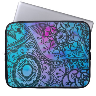 Protection Pour Ordinateur Portable Douille hippie florale d'ordinateur portable