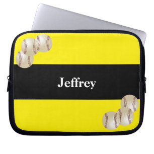 Protection Pour Ordinateur Portable Douille, jaune et noir d'ordinateur portable de