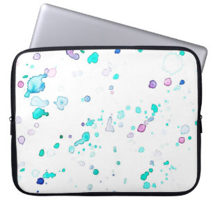 Protection Pour Ordinateur Portable Douille pourpre turquoise d'ordinateur portable