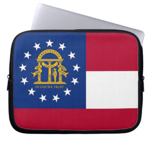 Protection Pour Ordinateur Portable Drapeau de l'État de Géorgie