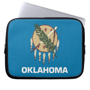 Protection Pour Ordinateur Portable Drapeau de l'État de l'Oklahoma - Manche pour ordi
