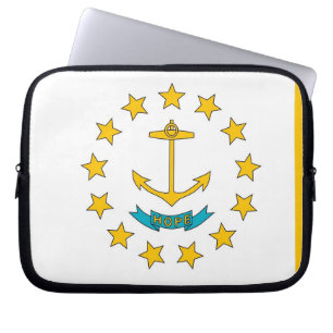 Protection Pour Ordinateur Portable Drapeau de l'État de Rhode Island