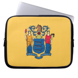 Protection Pour Ordinateur Portable Drapeau de l'État du New Jersey