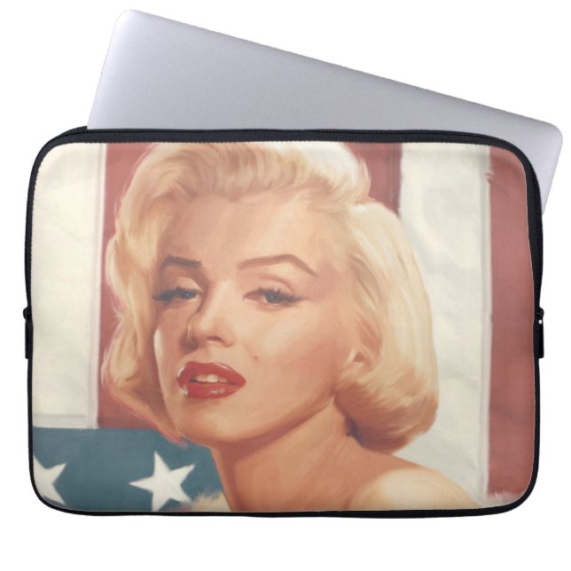 Protection Pour Ordinateur Portable Drapeau de Marilyn (Devant)