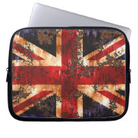 Drapeau du Royaume-Uni patriotique rouillé