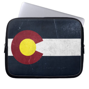 Protection Pour Ordinateur Portable Drapeau noir du Colorado