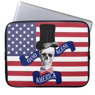 Protection Pour Ordinateur Portable Drapeau patriotique américain