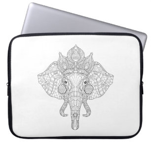 Protection Pour Ordinateur Portable Éléphant Zendoodle principal