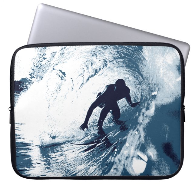 Protection Pour Ordinateur Portable Embarquement Trybe Tube, Surf hawaïen (Devant)