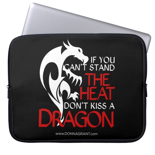 Protection Pour Ordinateur Portable Embrassez un dragon 15" douille électronique (Devant)