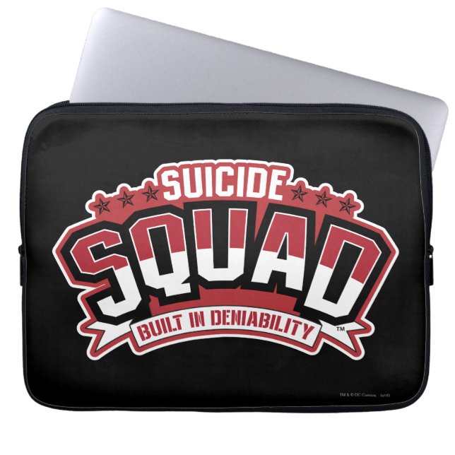 Protection Pour Ordinateur Portable Équipe de suicide | Refus intégré (Devant)