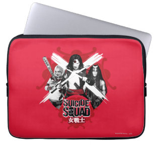 Protection Pour Ordinateur Portable Équipe de suicide Squad Girls "Female Warrior"