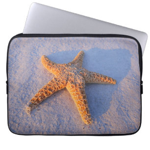 Protection Pour Ordinateur Portable Étoiles de mer sur le sable blanc