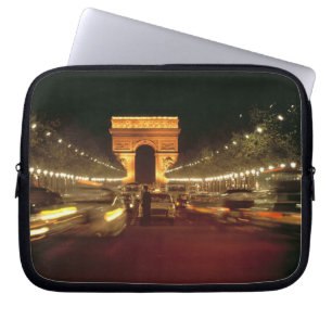 Protection Pour Ordinateur Portable Europe, France, Paris. La circulation du soir se p