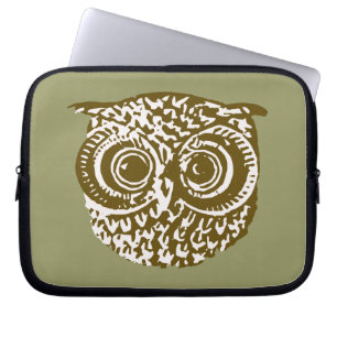 Protection Pour Ordinateur Portable Face de hibou