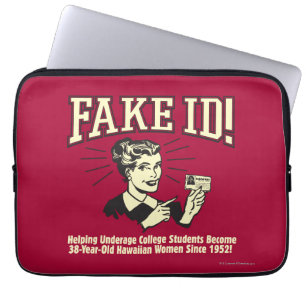 Protection Pour Ordinateur Portable Faux ID : Underground College Hawaiian