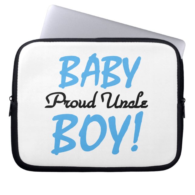 Protection Pour Ordinateur Portable Fier Oncle Baby Boy Cadeaux (Devant)