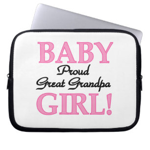 Protection Pour Ordinateur Portable Fière Grand Papi Bébé Cadeaux Fille