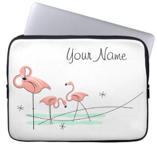 Protection Pour Ordinateur Portable Flamant rose Ocean Trio Name