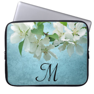 Protection Pour Ordinateur Portable Fleur blanche sur le Coque d'ordinateur portable 1