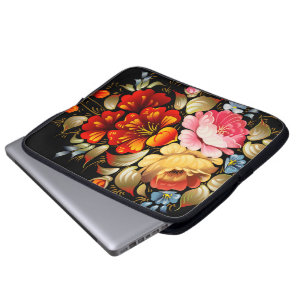 Protection Pour Ordinateur Portable Fleur fine Cool mignonne Girl Retro Floral