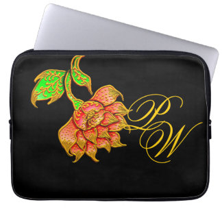 Protection Pour Ordinateur Portable Fleur géante