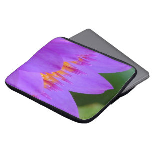 Protection Pour Ordinateur Portable Fleur pourpre de fleur de nénuphar
