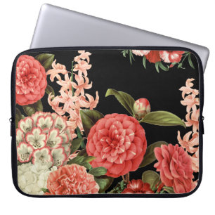 Protection Pour Ordinateur Portable fleurs roses botaniques vintages modernes