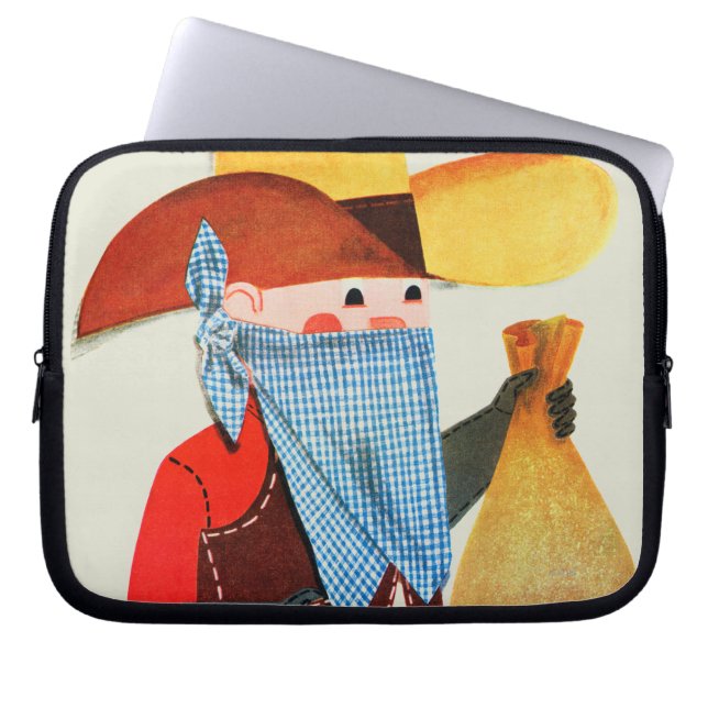 Protection Pour Ordinateur Portable Flics et voleurs (Devant)