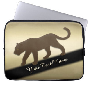 Protection Pour Ordinateur Portable Floride Panther sur Gold Personal