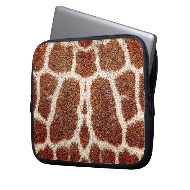 Protection Pour Ordinateur Portable Fourrure originale de girafe (devant gauche)