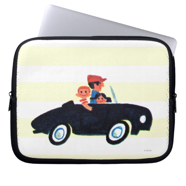 Protection Pour Ordinateur Portable Frapper la route ouverte 3 (Devant)
