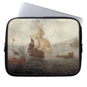 Protection Pour Ordinateur Portable Frégate anglaise d'office flanquée du Ba d'état