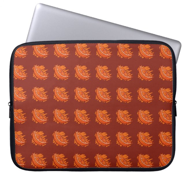 Protection Pour Ordinateur Portable Fruit Motif sang orange électronique (Devant)