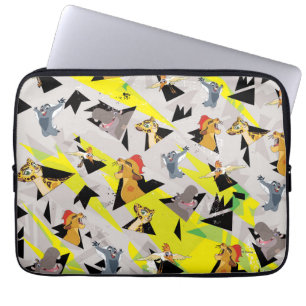 Protection Pour Ordinateur Portable Garde-lions Motif triangle