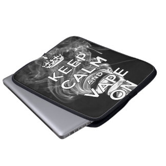 Protection Pour Ordinateur Portable Gardez le calme et le Vape dessus
