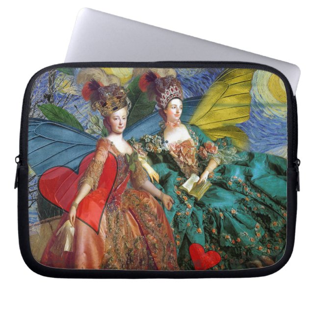 Protection Pour Ordinateur Portable Gemini gothique classique femme papillon Whimsical (Devant)