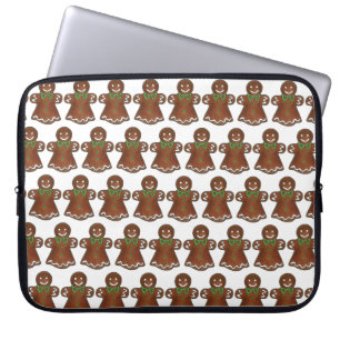 Protection Pour Ordinateur Portable Gingerbread Lady Femme Noël Holiday Cookie