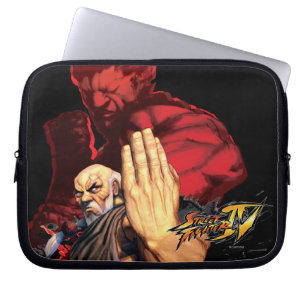 Protection Pour Ordinateur Portable Gouken contre Akuma