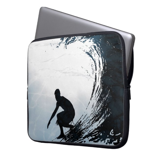 Protection Pour Ordinateur Portable Grand surfer de vague (devant gauche)