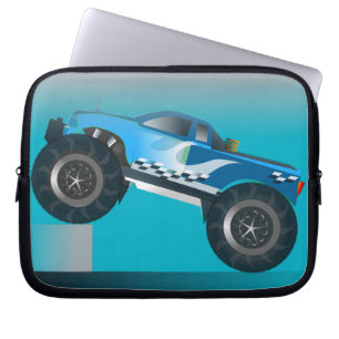 Protection Pour Ordinateur Portable Grande Monster Truck Speedway-amoureux de la conce