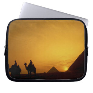 Protection Pour Ordinateur Portable Grandes Pyramides de Gizeh, Égypte au coucher du s