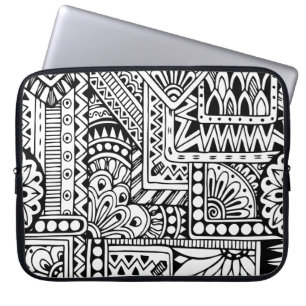 Protection Pour Ordinateur Portable Griffonnage ethnique
